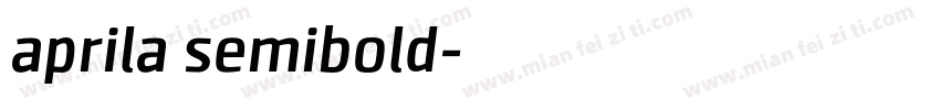 aprila semibold字体转换